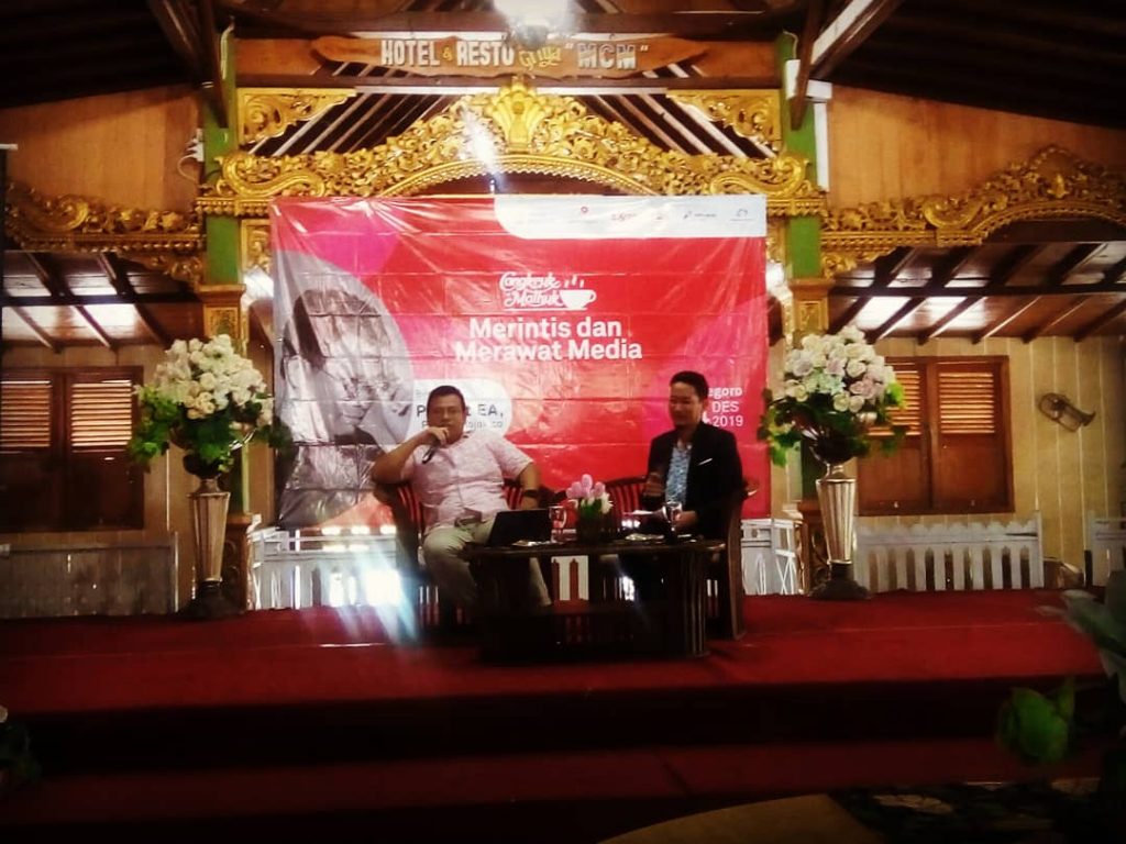 EMCL Ngopi Bareng Media se-Bojonegoro