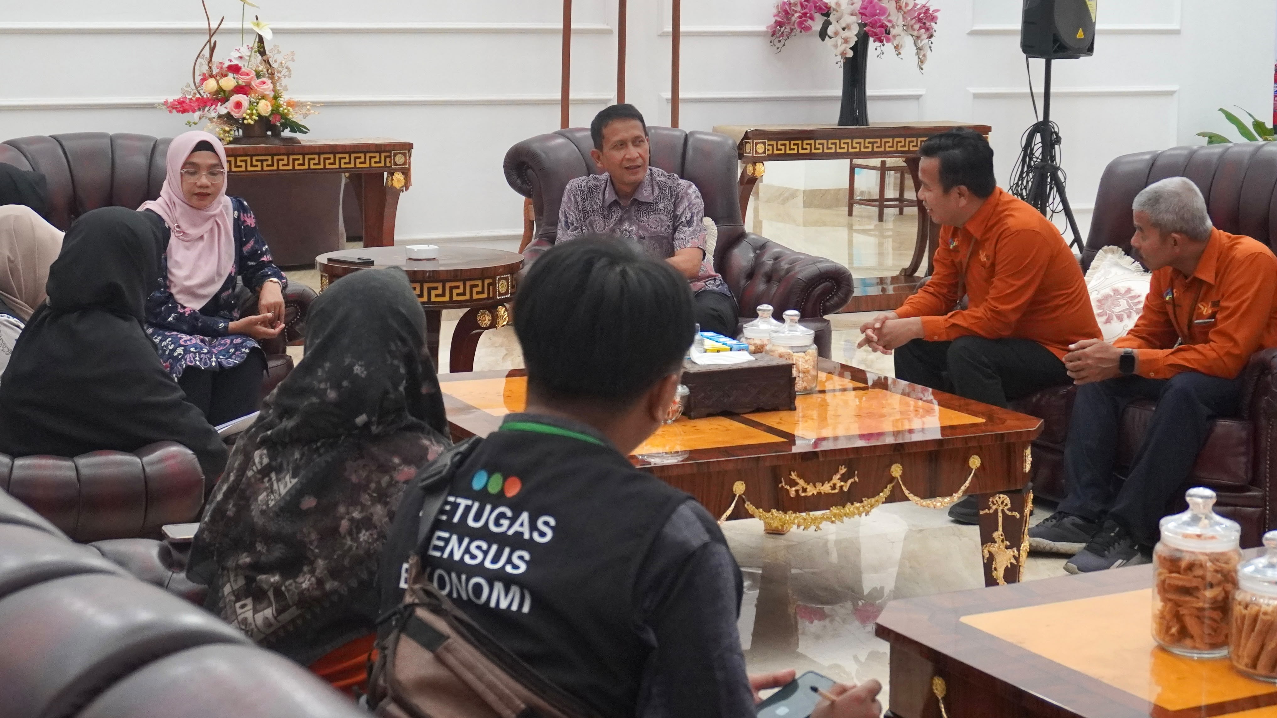 Bupati Bojonegoro Terima Tim Pendataan BPS/ Dukung Sensus Ekonomi 2026//