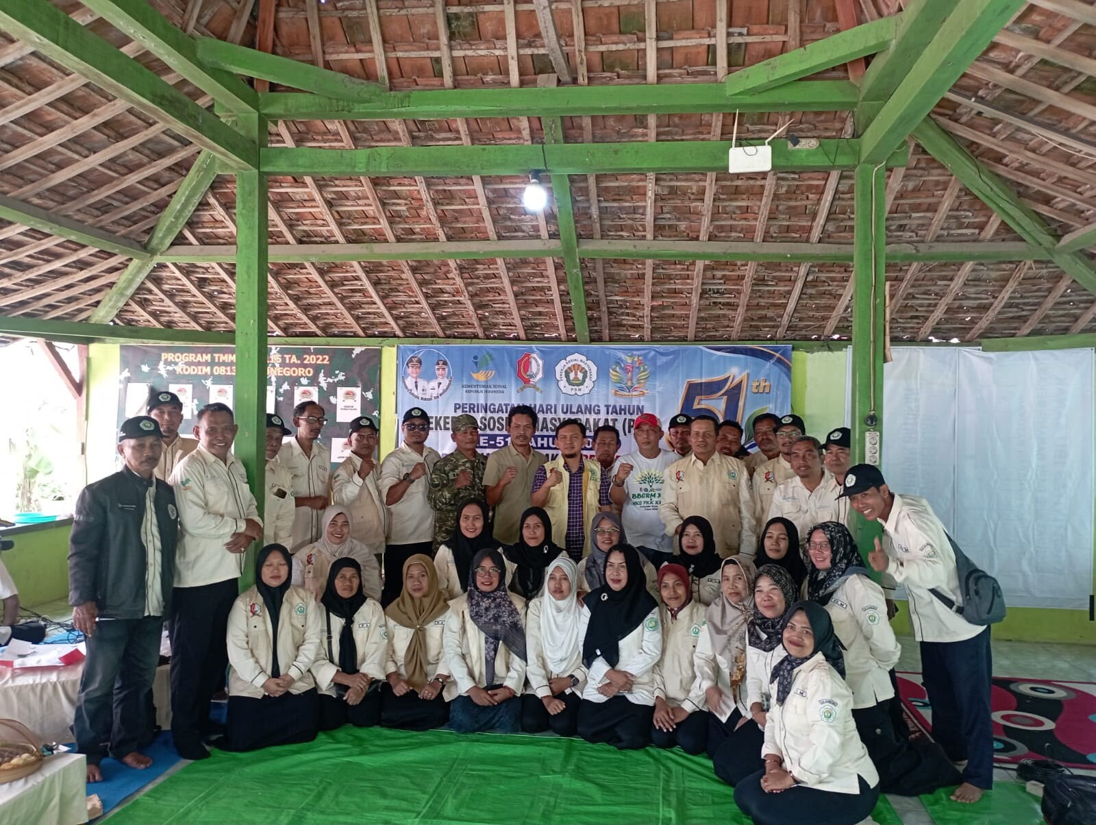 Peringati HUT Ke-51 Pekerja Sosial Masyarakat, IPSM Bojonegoro Gelar Kegiatan Sosial di Kasiman