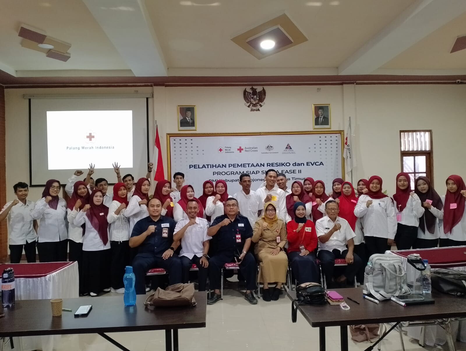 PMI Bojonegoro Gelar E-VCA dan Pemetaan Risiko Bencana, Libatkan Masyarakat Secara Langsung
