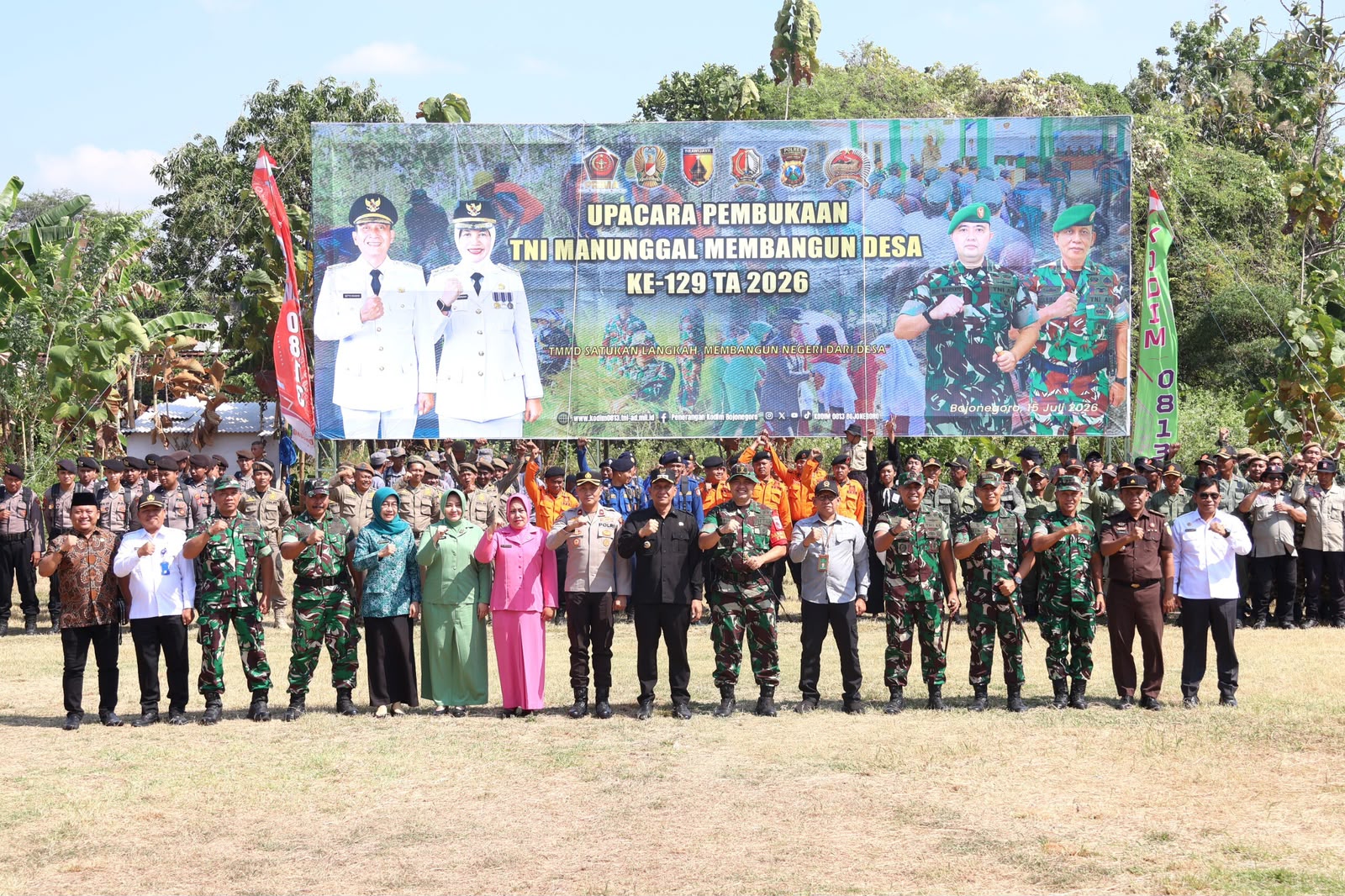 TMMD Ke-129 di Kedungadem-Bojonegoro Resmi Dimulai