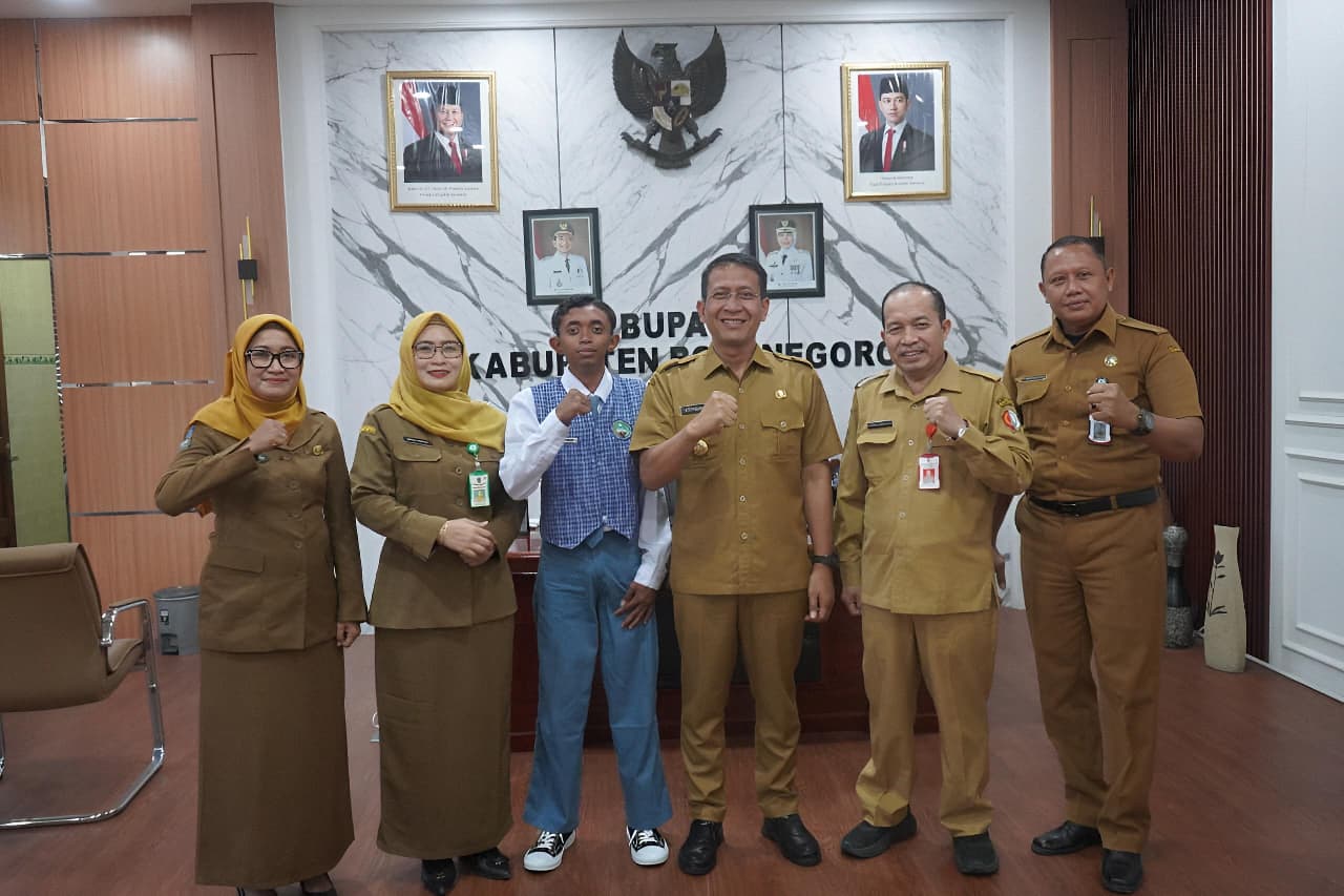 Faiz Jundan Siswa SLBN Gunungsari-Bojonegoro Wakili Jatim pada Ajang LKS Diskus Nasional