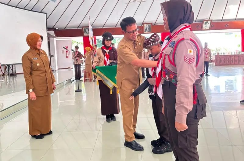 Bupati Resmi Berangkatkan Kontingen Jambore Nasional 2026