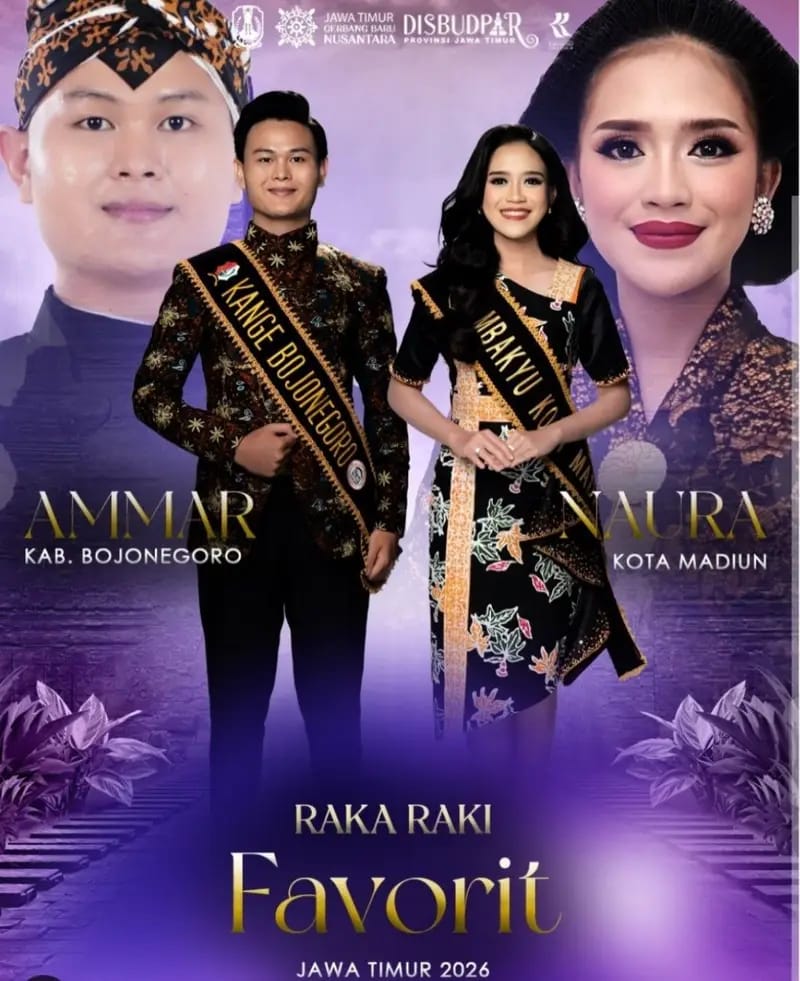 Ammar, Pemuda Bojonegoro Terpilih Menjadi Raka Favorit Jawa Timur 2026