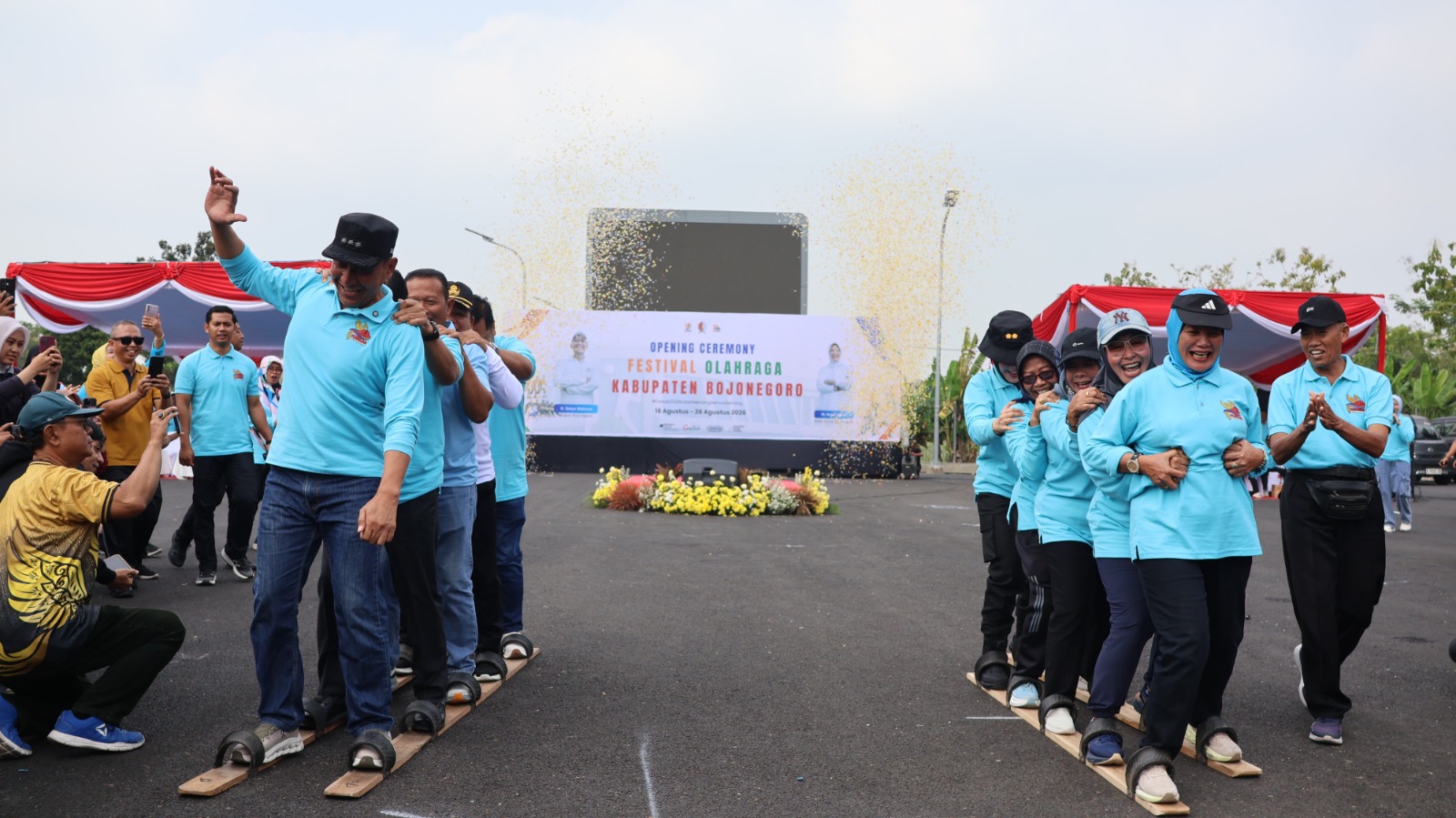 Festival Olahraga Kabupaten Bojonegoro Meriahkan HUT ke-81 Kemerdekaan RI