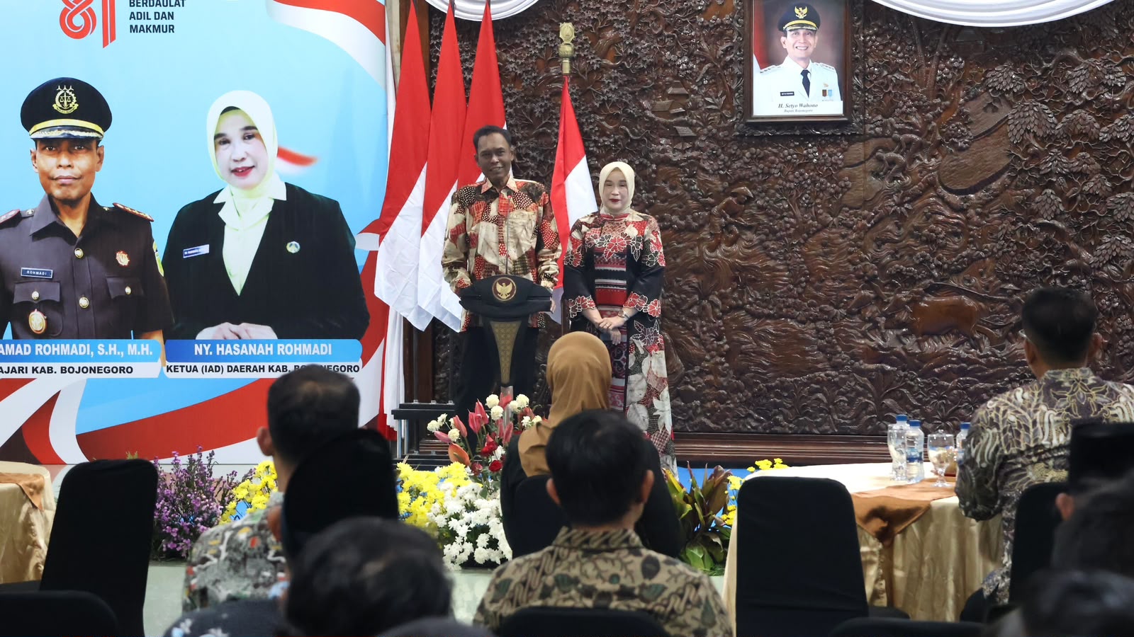 Bupati Setyo Wahono Sambut Mohamad Rohmadi yang Resmi Menjabat Kepala Kejari Bojonegoro