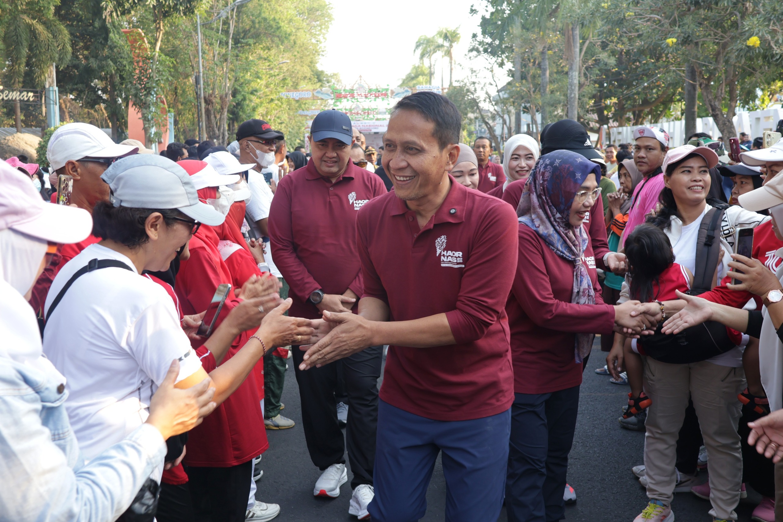 Momentum Hari Olahraga Nasional, Bupati Wahono Ajak Masyarakat Hidup Sehat