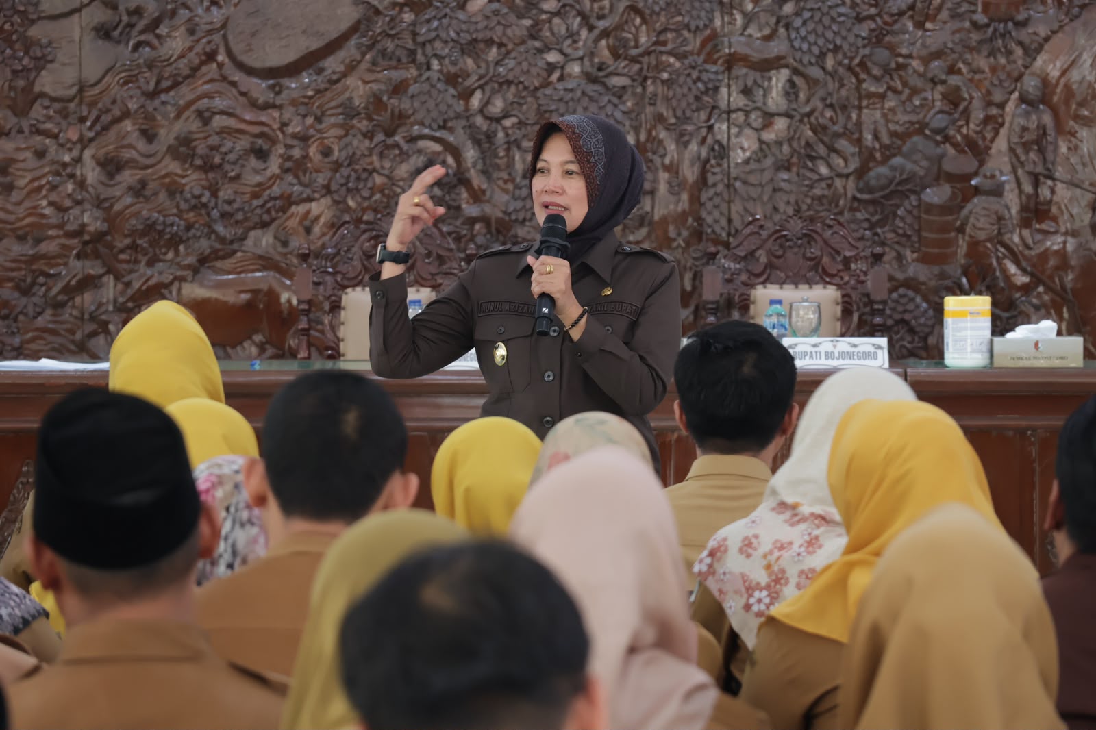 Para Sekdes se-Bojonegoro Ikuti Pembinaan Tata Kelola Keuangan Desa untuk Pembangunan Terarah