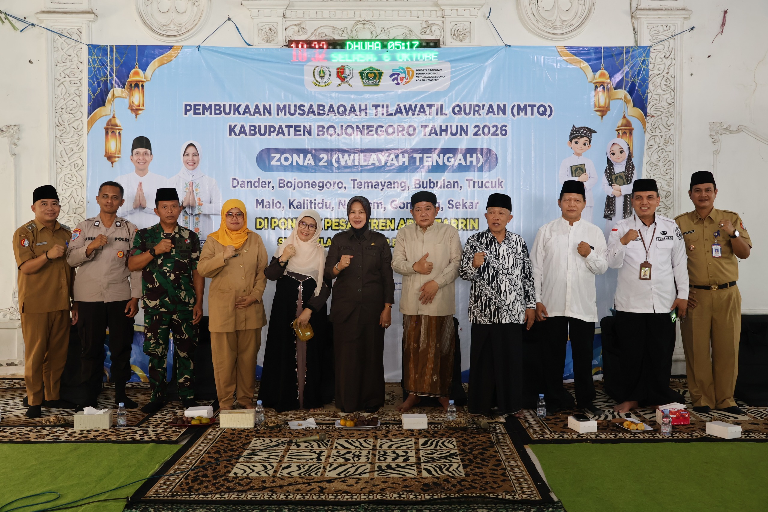 MTQ Bojonegoro Zona Tengah Digelar di Ponpes Abu Dzarrin