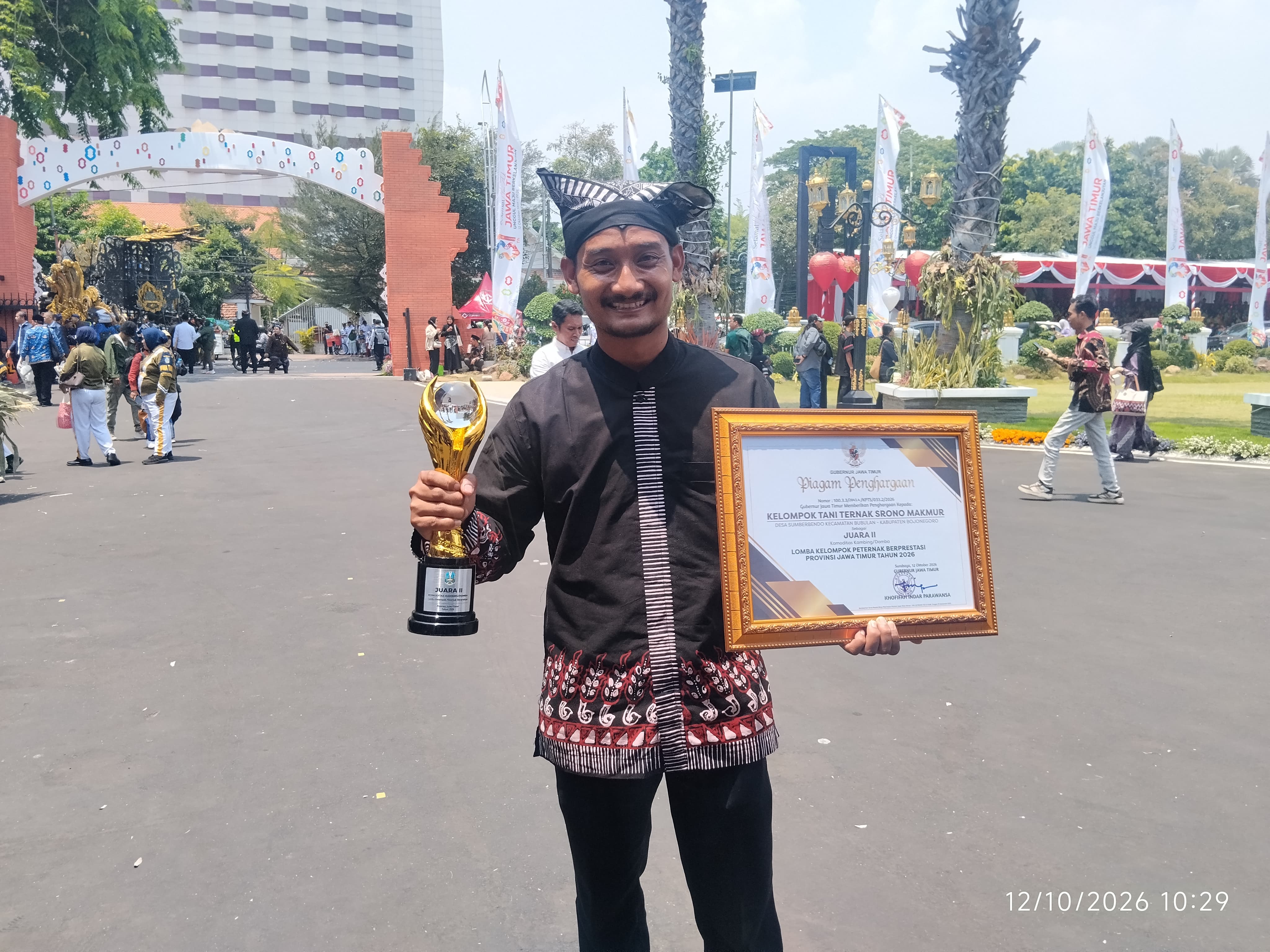 Kelompok Tani Ternak Srono Makmur Bojonegoro, Juara II Tingkat Provinsi Jawa Timur 