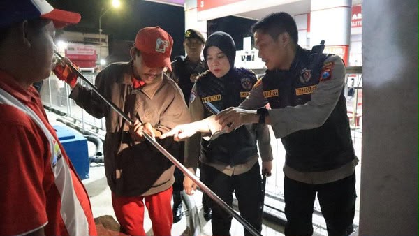 Kapolres Bojonegoro Cek SPBU, Pastikan Stok BBM Aman