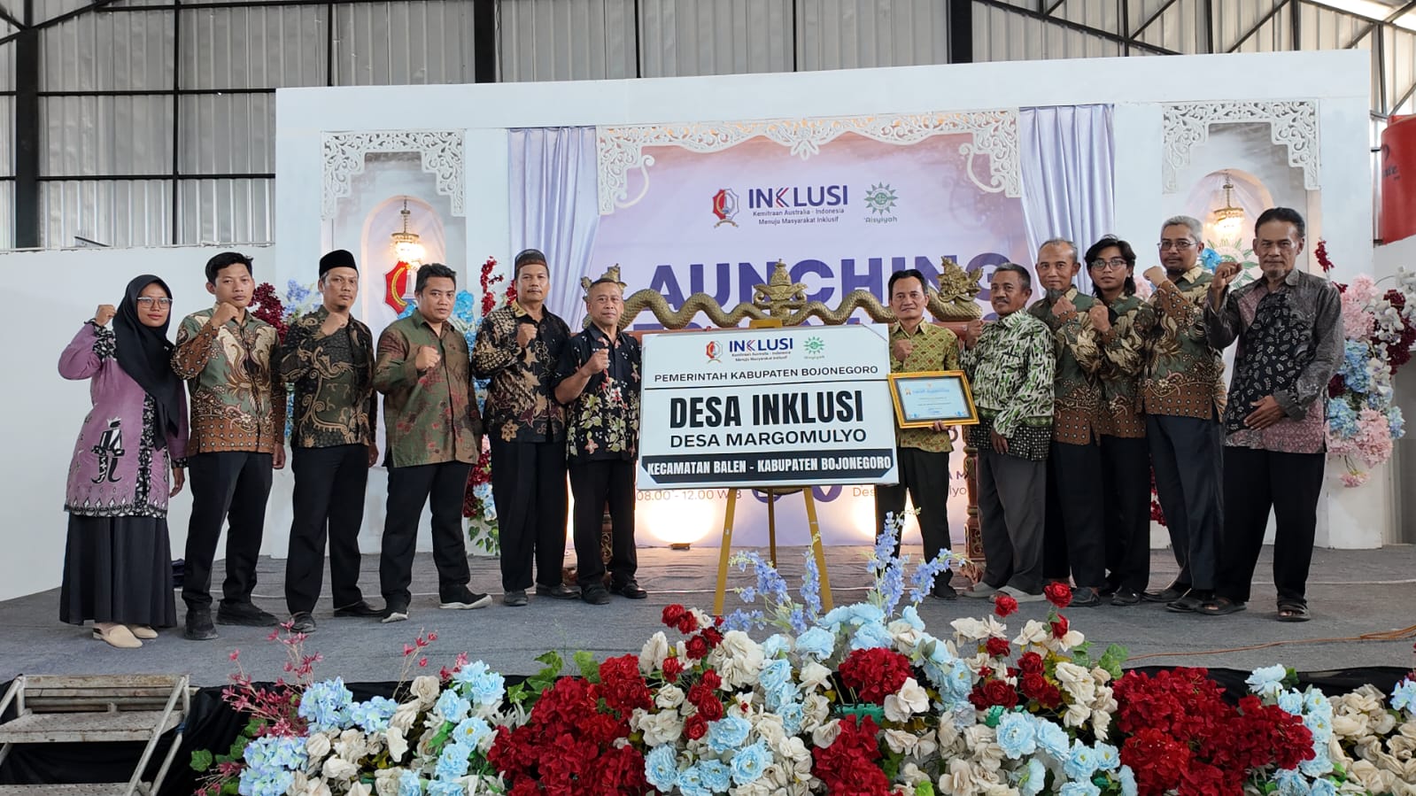 Desa Margomulyo Resmi Diluncurkan Jadi Desa Inklusi Pertama di Bojonegoro